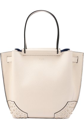 Женская сумка-шоппер wave small TOD’S белая цвета, арт. XBWAMRA3201SRK купить в ЦУМ | Фото №1 Сумка-шоппер Wave small Tod’s белая цвета | Фото №1