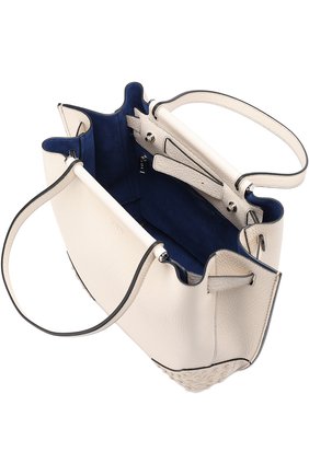 Женская сумка-шоппер wave small TOD’S белая цвета, арт. XBWAMRA3201SRK купить в ЦУМ | Фото №4 Сумка-шоппер Wave small Tod’s белая цвета | Фото №4