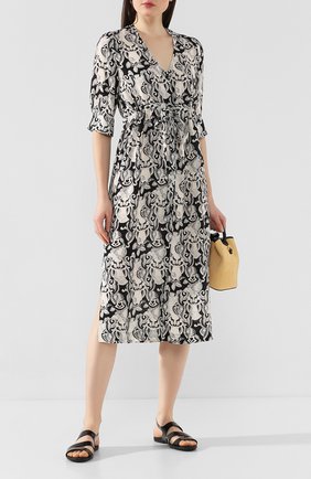 Женские кожаные сандалии TOD’S черного цвета по цене 25600 руб., арт. XXW00V0T6800W0 | Фото 2 Женские кожаные сандалии TOD’S черного цвета, арт. XXW00V0T6800W0 | Фото 2