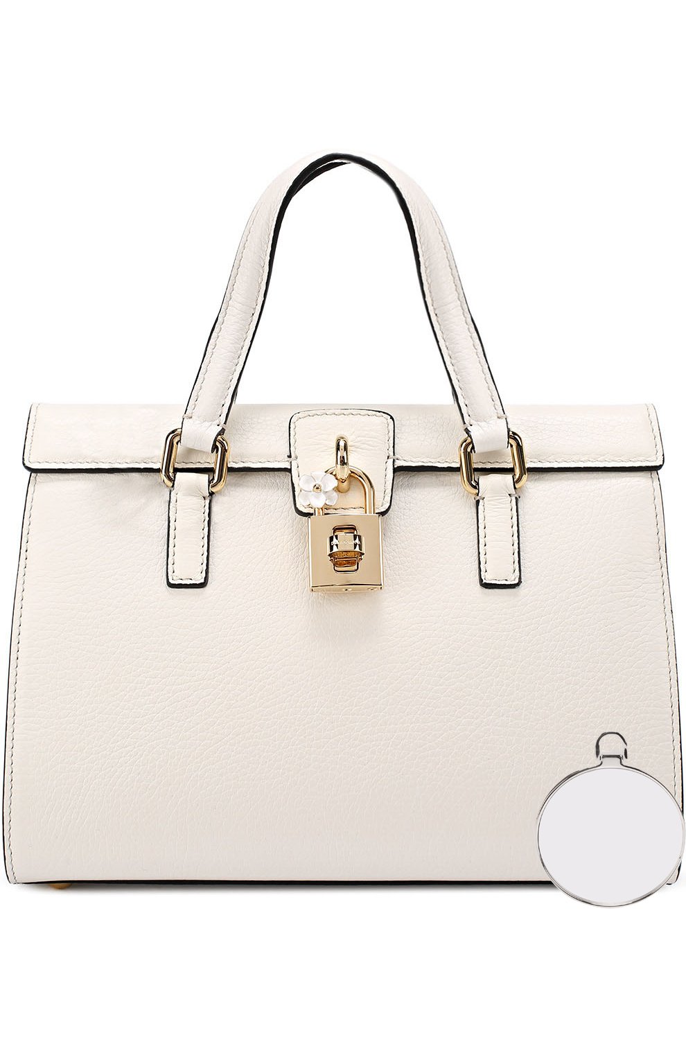 Женская сумка dolce lady DOLCE & GABBANA белая цвета, арт. 0116/BB6278/AC176 купить в ЦУМ | Фото №6 Сумка Dolce Lady Dolce & Gabbana белая цвета | Фото №6