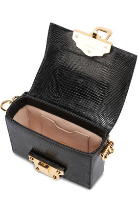 Сумка Lucia Dolce & Gabbana, черного цвета, арт. 0116/BB6288/AC231 в ЦУМ | Фото №4 Сумка Lucia Dolce & Gabbana черного цвета | Фото №4