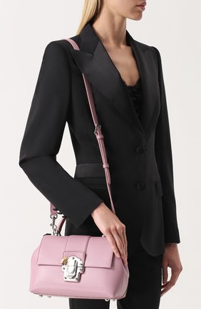 Женская сумка lucia small DOLCE & GABBANA розовая цвета, арт. 0116/BB6312/AC954 купить в ЦУМ | Фото №5 Сумка Lucia small Dolce & Gabbana розовая цвета | Фото №5