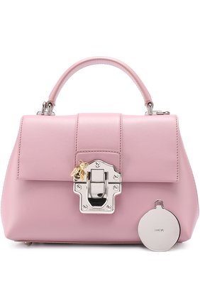 Женская сумка lucia small DOLCE & GABBANA розовая цвета, арт. 0116/BB6312/AC954 купить в ЦУМ | Фото №6 Сумка Lucia small Dolce & Gabbana розовая цвета | Фото №6