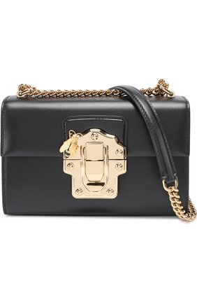 Сумка Lucia Dolce & Gabbana, черного цвета, арт. 0116/BB6297/AC907 в ЦУМ | Фото №1 Сумка Lucia Dolce & Gabbana черного цвета | Фото №1