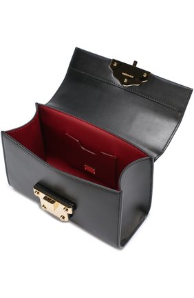 Сумка Lucia Dolce & Gabbana, черного цвета, арт. 0116/BB6297/AC907 в ЦУМ | Фото №4 Сумка Lucia Dolce & Gabbana черного цвета | Фото №4