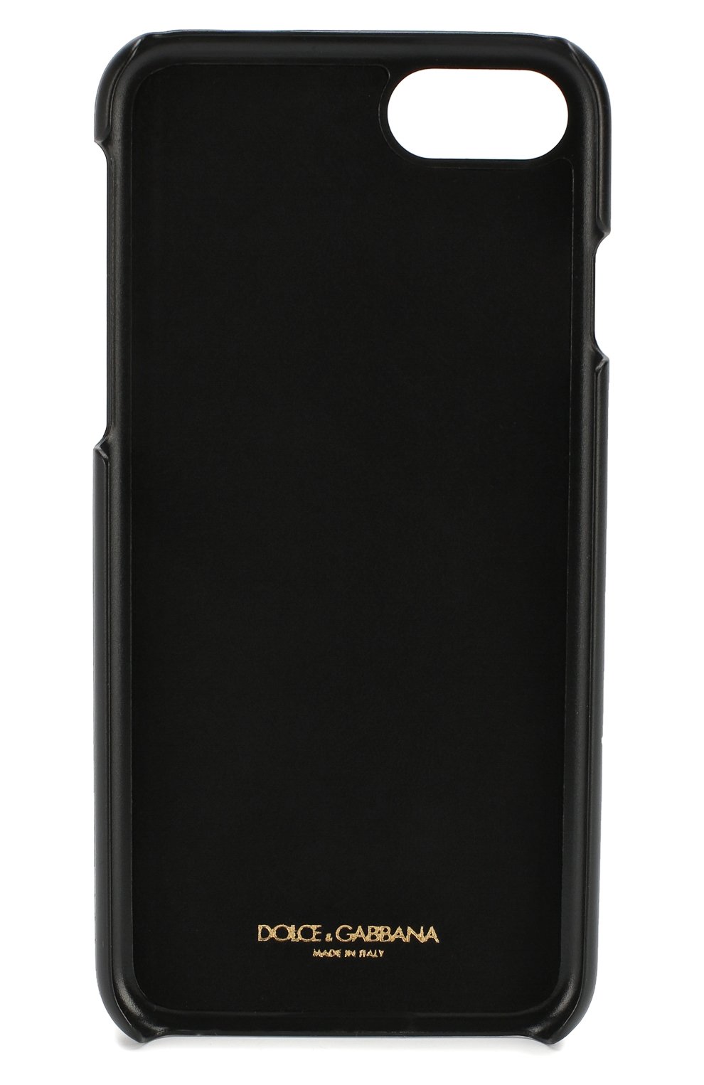 Кожаный чехол для iPhone 7 с принтом и декором Dolce & Gabbana, цвет , арт. 0116/BI2235/AI030 в ЦУМ | Фото №2 Кожаный чехол для iPhone 7 с принтом и декором Dolce & Gabbana | Фото №2