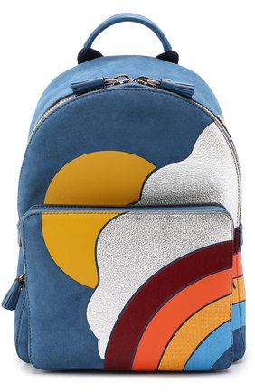 Рюкзак Silver Cloud Mini из кожи и замши | Фото №1 Рюкзак Silver Cloud Mini из кожи и замши | Фото №1