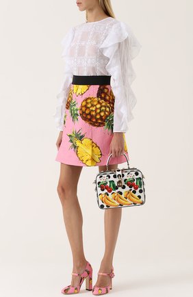 Женская сумка dolce soft с принтом DOLCE & GABBANA разноцветная цвета, арт. 0116/BB5954/AC993 купить в ЦУМ | Фото №2 Сумка Dolce Soft с принтом Dolce & Gabbana разноцветная цвета | Фото №2