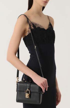 Женская сумка dolce soft DOLCE & GABBANA черная цвета, арт. 0116/BB6284/AC176 купить в ЦУМ | Фото №5 Сумка Dolce Soft Dolce & Gabbana черная цвета | Фото №5