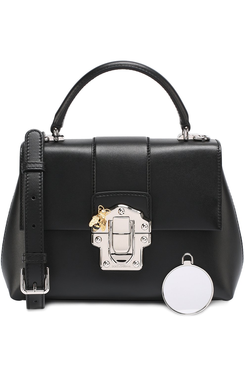 Женская сумка lucia small DOLCE & GABBANA черная цвета, арт. 0116/BB6312/AC954 купить в ЦУМ | Фото №6 Сумка Lucia small Dolce & Gabbana черная цвета | Фото №6