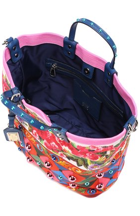 Женская сумка beatrice с принтом DOLCE & GABBANA разноцветная цвета, арт. 0116/BB6201/AE789 купить в ЦУМ | Фото №4 Сумка Beatrice с принтом Dolce & Gabbana разноцветная цвета | Фото №4