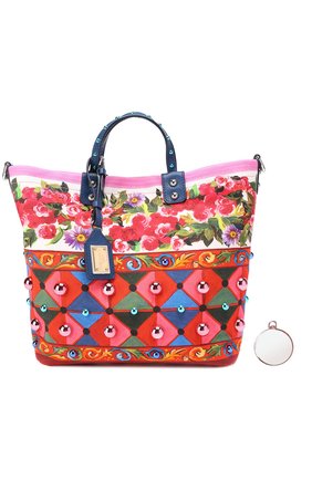 Женская сумка beatrice с принтом DOLCE & GABBANA разноцветная цвета, арт. 0116/BB6201/AE789 купить в ЦУМ | Фото №6 Сумка Beatrice с принтом Dolce & Gabbana разноцветная цвета | Фото №6