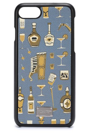 Кожаный чехол для iPhone 7 с принтом Dolce & Gabbana, цвет , арт. 0115/BP2235/AB059 в ЦУМ | Фото №1 Кожаный чехол для iPhone 7 с принтом Dolce & Gabbana | Фото №1