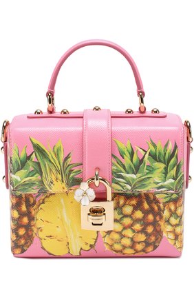 Женская сумка dolce soft с принтом DOLCE & GABBANA розовая цвета, арт. 0116/BB6284/AC993 купить в ЦУМ | Фото №1 Сумка Dolce Soft с принтом Dolce & Gabbana розовая цвета | Фото №1