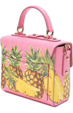 Женская сумка dolce soft с принтом DOLCE & GABBANA розовая цвета, арт. 0116/BB6284/AC993 купить в ЦУМ | Фото №3 Сумка Dolce Soft с принтом Dolce & Gabbana розовая цвета | Фото №3