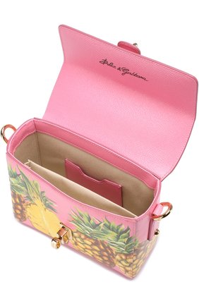 Женская сумка dolce soft с принтом DOLCE & GABBANA розовая цвета, арт. 0116/BB6284/AC993 купить в ЦУМ | Фото №4 Сумка Dolce Soft с принтом Dolce & Gabbana розовая цвета | Фото №4