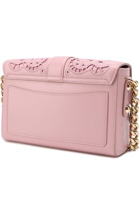 Сумка Dolce Soft с перфорацией Dolce & Gabbana, светло-розового цвета, арт. 0116/BB6282/AT414 в ЦУМ | Фото №3 Сумка Dolce Soft с перфорацией Dolce & Gabbana светло-розового цвета | Фото №3