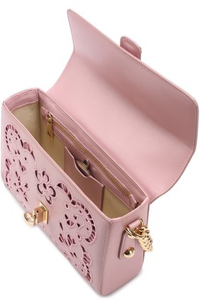 Сумка Dolce Soft с перфорацией Dolce & Gabbana, светло-розового цвета, арт. 0116/BB6282/AT414 в ЦУМ | Фото №4 Сумка Dolce Soft с перфорацией Dolce & Gabbana светло-розового цвета | Фото №4