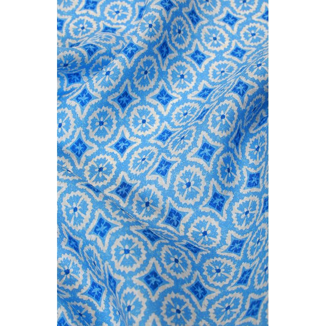 фото Шелковый платок с узором kiton