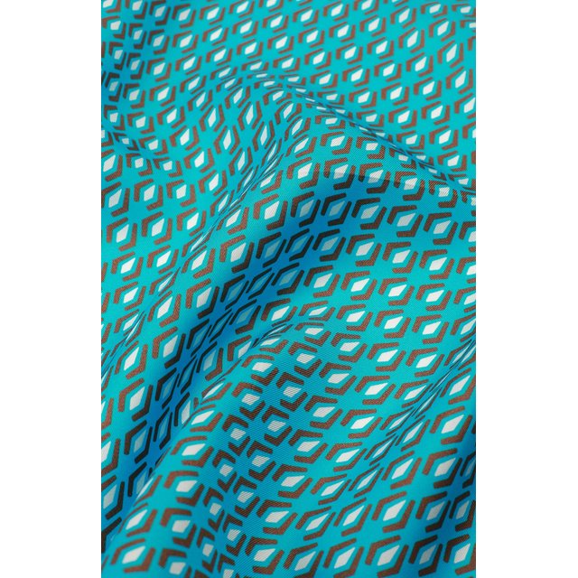 фото Шелковый платок с узором kiton
