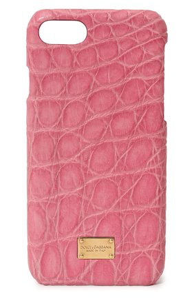 Чехол для iPhone 7 из кожи крокодила Dolce & Gabbana, цвет , арт. 0116/BI2237/A2123 в ЦУМ | Фото №1 Чехол для iPhone 7 из кожи крокодила Dolce & Gabbana | Фото №1