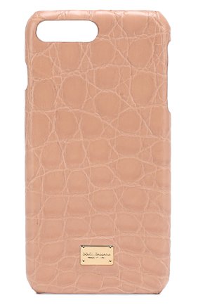 Чехол для iPhone 7 Plus из кожи крокодила Dolce & Gabbana, цвет , арт. 0116/BI2238/A2123 в ЦУМ | Фото №1 Чехол для iPhone 7 Plus из кожи крокодила Dolce & Gabbana | Фото №1