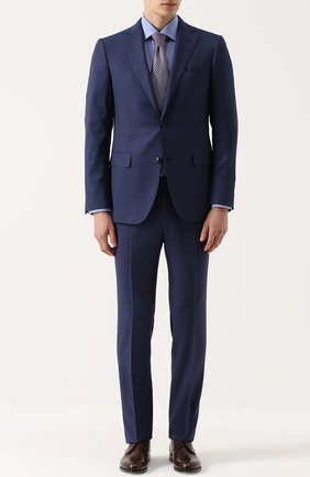 Мужская хлопковая сорочка с воротником кент RALPH LAUREN голубого цвета по цене 46200 руб., арт. P02/XZ4FQ/XY4H0 | Фото 2 Мужская хлопковая сорочка с воротником кент RALPH LAUREN голубого цвета, арт. P02/XZ4FQ/XY4H0 | Фото 2
