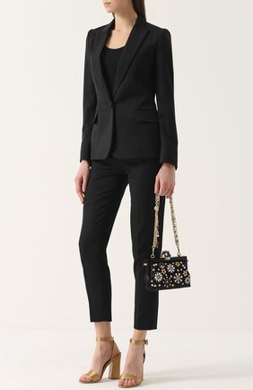 Клатч Vanda с отделкой кристаллами Dolce & Gabbana, черного цвета, арт. 0116/BB5850/A8I47 в ЦУМ | Фото №5 Клатч Vanda с отделкой кристаллами Dolce & Gabbana черного цвета | Фото №5