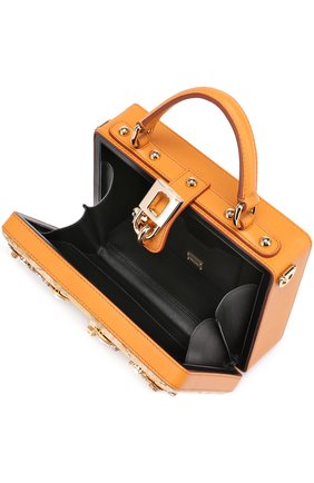 Сумка Dolce Box с отделкой кристаллами Limited edition Dolce & Gabbana, золотого цвета, арт. 0116/BB5970/B9H38 в ЦУМ | Фото №4 Сумка Dolce Box с отделкой кристаллами Limited edition Dolce & Gabbana золотого цвета | Фото №4