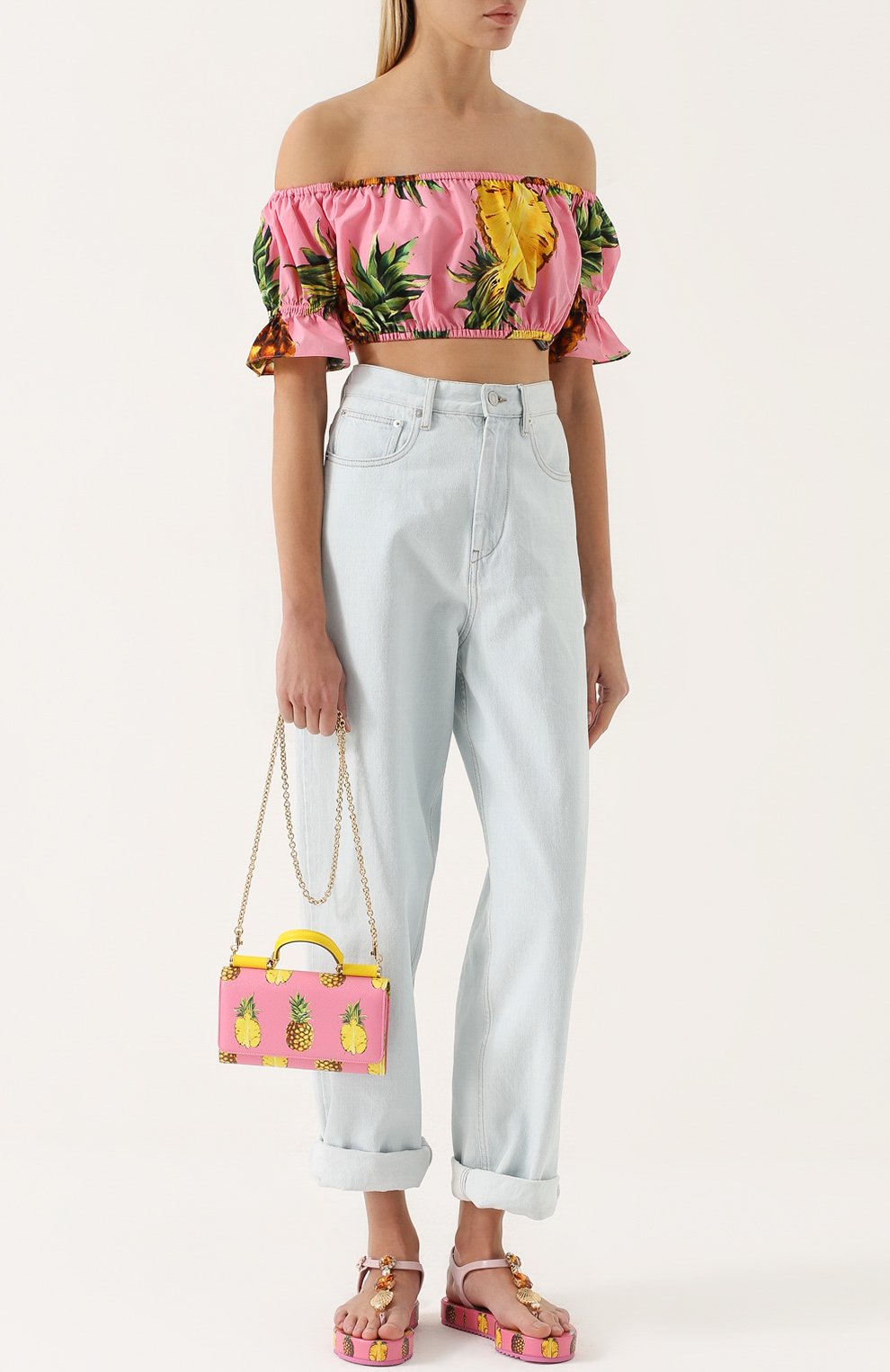 Сумка Sicily Von с принтом Dolce & Gabbana, розового цвета, арт. 0116/BI0671/AC993 в ЦУМ | Фото №2 Сумка Sicily Von с принтом Dolce & Gabbana розового цвета | Фото №2
