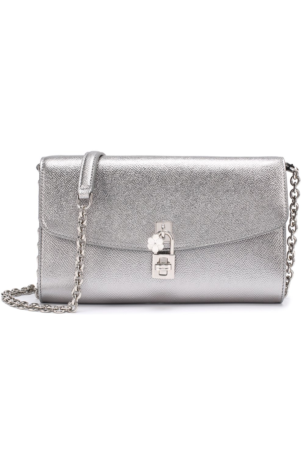 Сумка Dolce Pochette из металлизированной кожи | Фото №1
