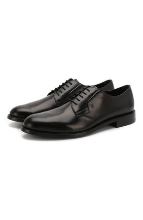 Мужские кожаные дерби TOD’S черного цвета по цене 45200 руб., арт. XXM0XR0H370AKT | Фото 1 Мужские кожаные дерби TOD’S черного цвета, арт. XXM0XR0H370AKT | Фото 1