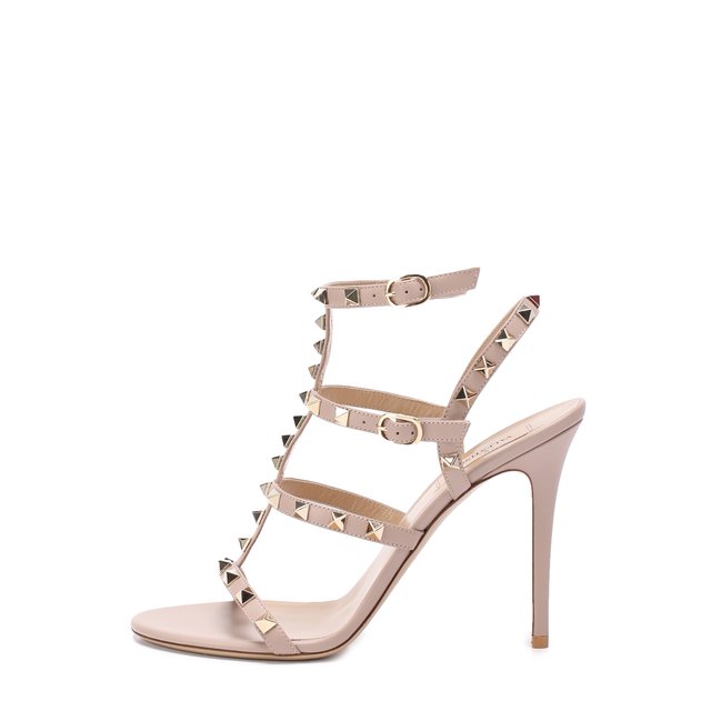 фото Кожаные босоножки valentino garavani rockstud с ремешками valentino