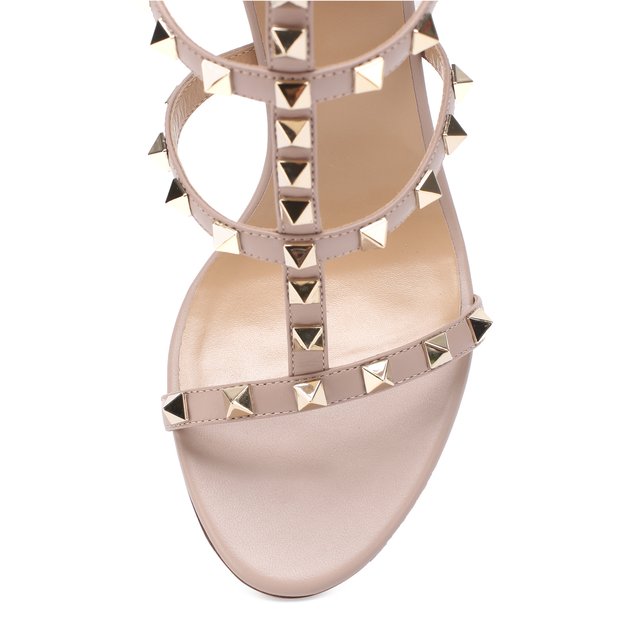 фото Кожаные босоножки valentino garavani rockstud с ремешками valentino
