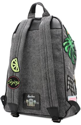 Рюкзак Paradise Biker из денима с нашивками | Фото №2 Рюкзак Paradise Biker из денима с нашивками | Фото №2