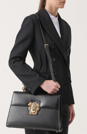 Женская сумка lucia DOLCE & GABBANA черная цвета, арт. 0116/BB6295/AC907 купить в ЦУМ | Фото №5 Сумка Lucia Dolce & Gabbana черная цвета | Фото №5