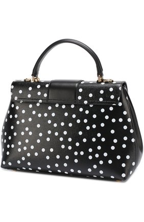 Женская сумка lucia с принтом DOLCE & GABBANA черно-белая цвета, арт. 0116/BB6322/AB778 купить в ЦУМ | Фото №3 Сумка Lucia с принтом Dolce & Gabbana черно-белая цвета | Фото №3