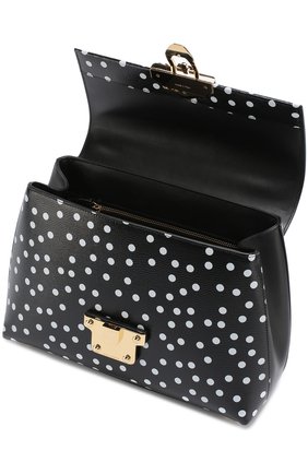 Женская сумка lucia с принтом DOLCE & GABBANA черно-белая цвета, арт. 0116/BB6322/AB778 купить в ЦУМ | Фото №4 Сумка Lucia с принтом Dolce & Gabbana черно-белая цвета | Фото №4
