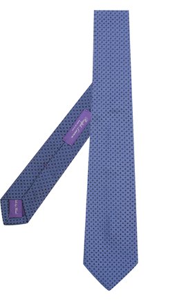 Мужской шелковый галстук с узором RALPH LAUREN синего цвета по цене 17850 руб., арт. P64/XZ7AQ/XY7AQ | Фото 2 Мужской шелковый галстук с узором RALPH LAUREN синего цвета, арт. P64/XZ7AQ/XY7AQ | Фото 2