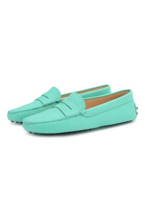 Женские кожаные мокасины gommini TOD’S зеленого цвета по цене 28700 руб., арт. XXW00G000105J1 | Фото 1 Женские кожаные мокасины gommini TOD’S зеленого цвета, арт. XXW00G000105J1 | Фото 1