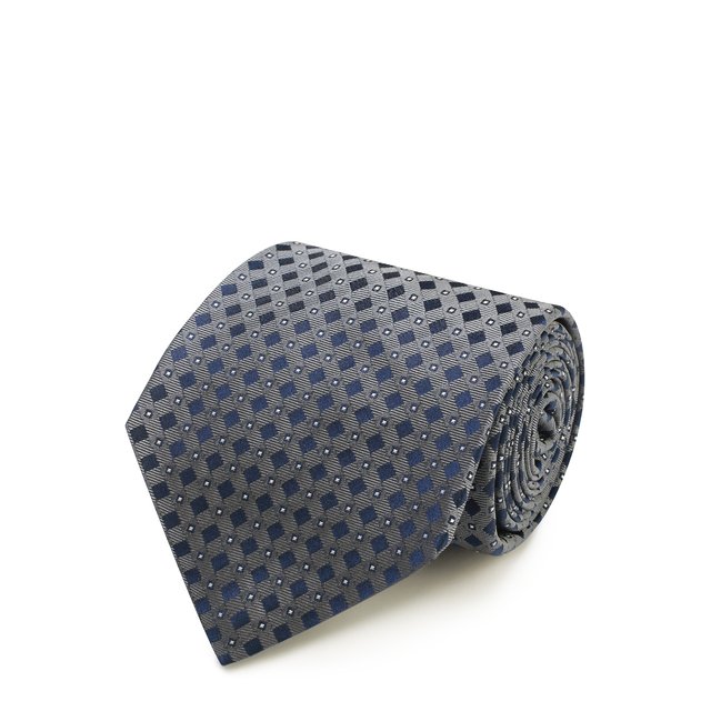 Шелковый галстук с узором Kiton 2036411