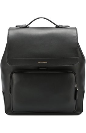 Мужской черный кожаный рюкзак mediterraneo с клапаном и внешним карманом на молнии Dolce & Gabbana, арт. 0115/BM1412/AC954 купить в ЦУМ | Фото №1 Кожаный рюкзак Mediterraneo с клапаном и внешним карманом на молнии Dolce & Gabbana черный | Фото №1
