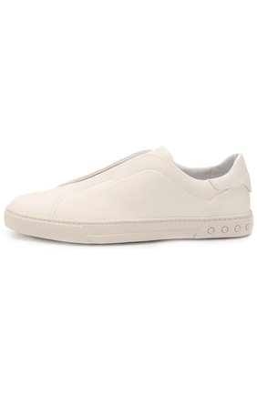 Мужские кожаные кеды TOD’S белого цвета по цене 32650 руб., арт. XXM0XY0T200NLK | Фото 2 Мужские кожаные кеды TOD’S белого цвета, арт. XXM0XY0T200NLK | Фото 2