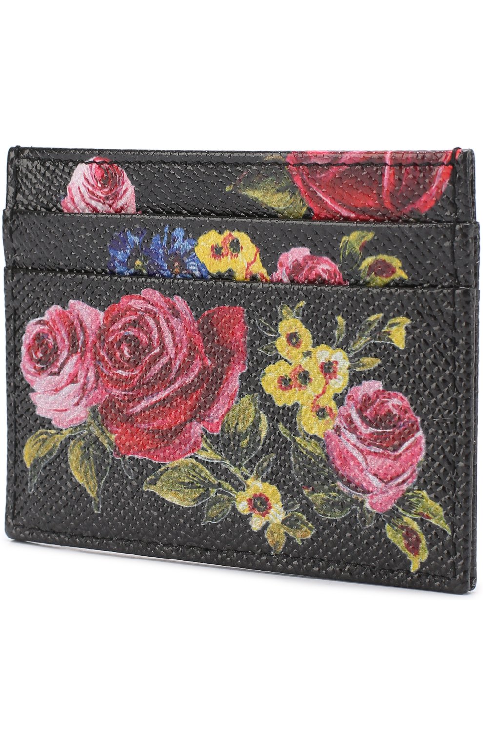 Кожаный футляр для кредитных карт с принтом Dolce & Gabbana, черного цвета, арт. 0116/BI0330/AI228 в ЦУМ | Фото №2 Кожаный футляр для кредитных карт с принтом Dolce & Gabbana черного цвета | Фото №2