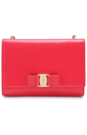 Сумка Ginny mini на цепочке Salvatore Ferragamo, красного цвета, арт. 656941 в ЦУМ | Фото №1 Сумка Ginny mini на цепочке Salvatore Ferragamo красного цвета | Фото №1