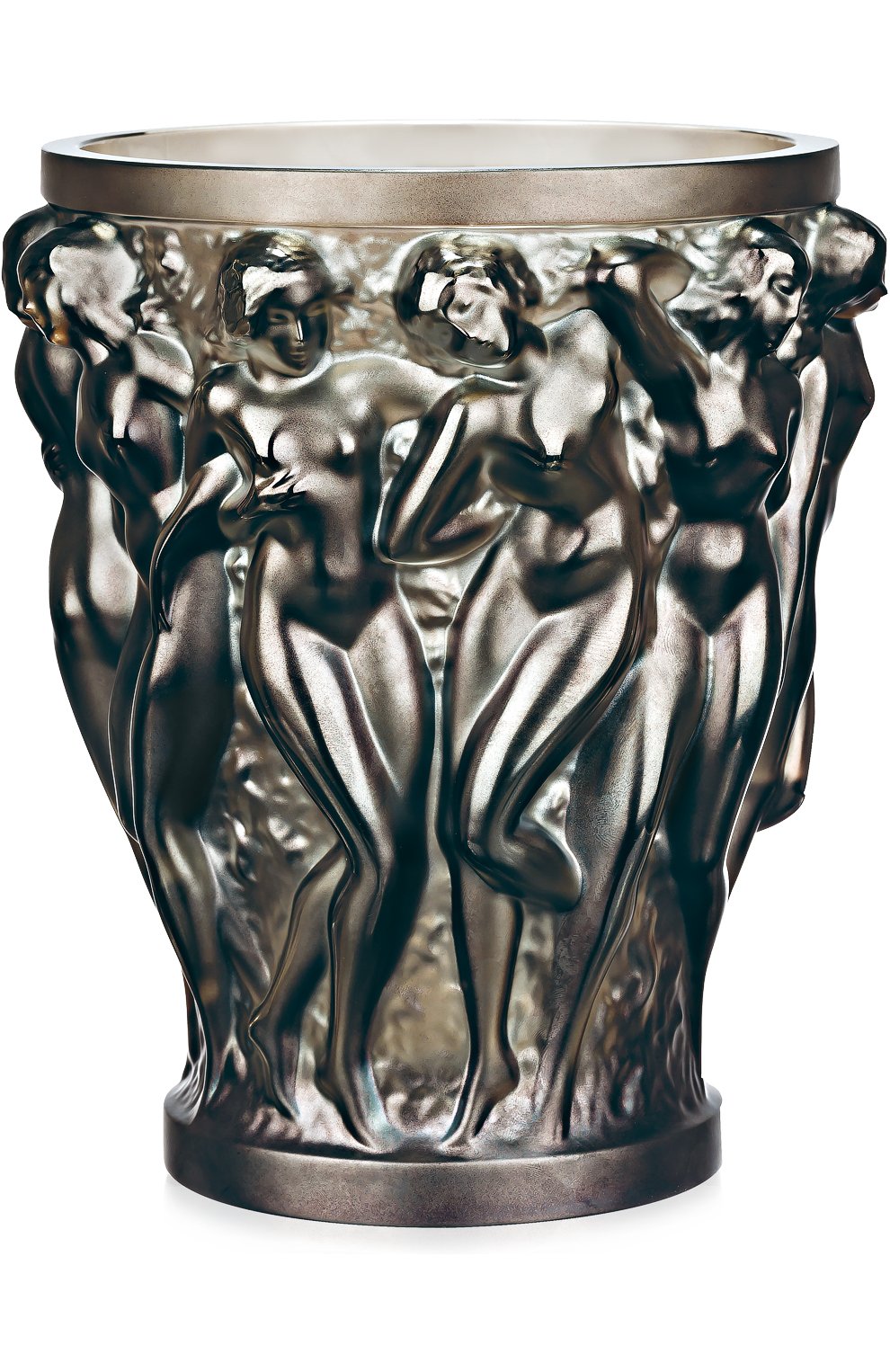 Мужского ваза bacchantes LALIQUE серого цвета, арт. 10547300 | Фото 1