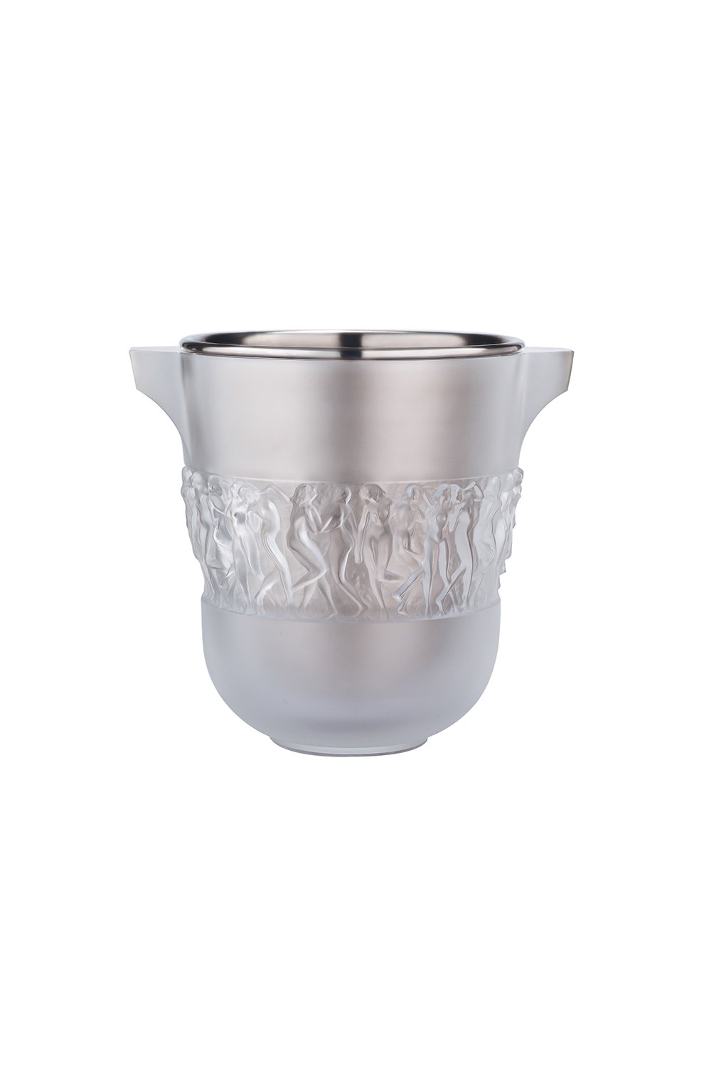 Ведро для шампанского bacchant LALIQUE прозрачного цвета, арт. 10548300 | Фото 1 (Интерьер_коллекция: Bacchantes; Статус проверки: Проверена категория; Ограничения доставки: fragile-2)