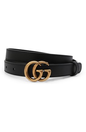 Женский кожаный ремень с логотипом бренда на пряжке GUCCI черного цвета по цене 31100 руб., арт. 409417/AP00T | Фото 1 Женский кожаный ремень с логотипом бренда на пряжке GUCCI черного цвета, арт. 409417/AP00T | Фото 1