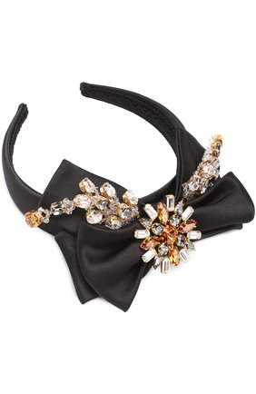 Ободок с отделкой из кристаллов Dolce & Gabbana, разноцветного цвета, арт. 0136/WHJ2NC/W0001 в ЦУМ | Фото №2 Ободок с отделкой из кристаллов Dolce & Gabbana разноцветного цвета | Фото №2
