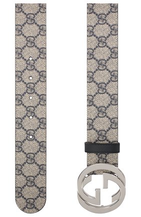 Мужской текстильный ремень GUCCI бежевого цвета по цене 23900 руб., арт. 411924/KGDHN | Фото 2 Мужской текстильный ремень GUCCI бежевого цвета, арт. 411924/KGDHN | Фото 2